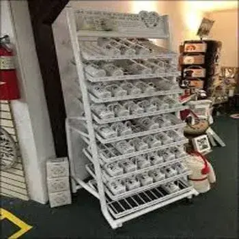 Mild Steel Crockery Cup Display Racks